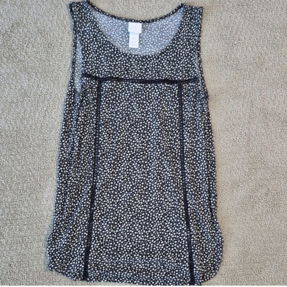H&M Floral Print Tank Top Size XS